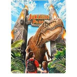 Jurrasic World - Woodart 3D - Rex Attack 12"x16" Hanging Sign  COLLECTIBLES